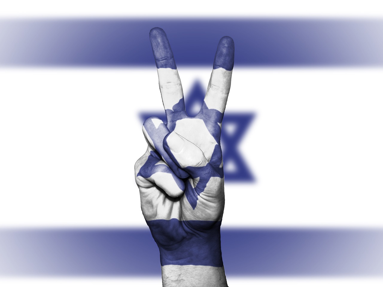 israel peace hand free photo