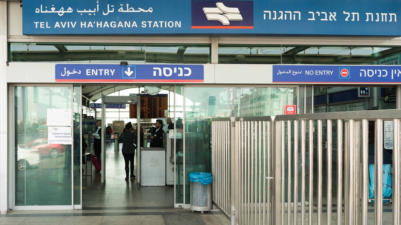 israel train station train free photo