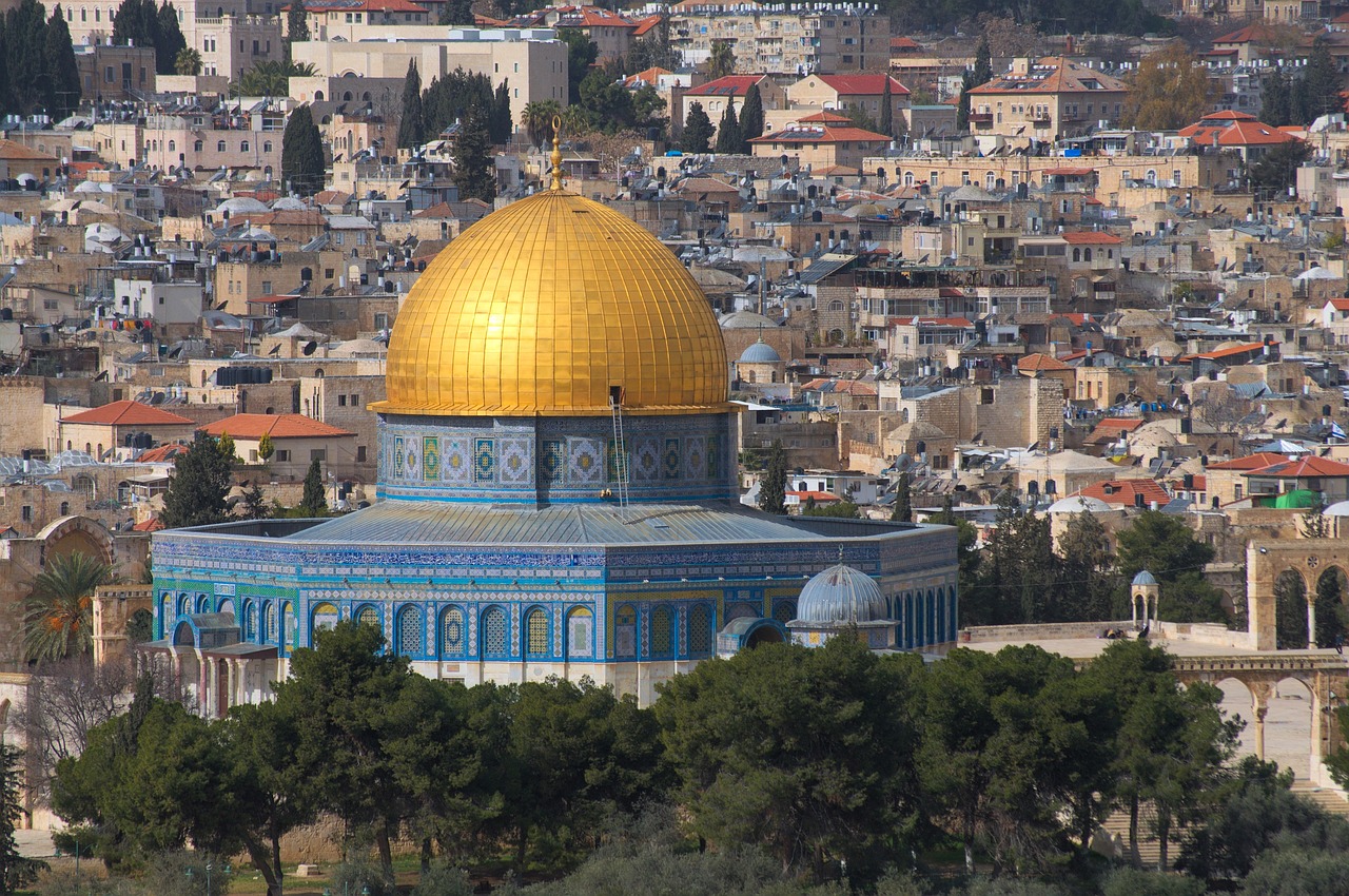 israel dome of the rock jerusalem free photo