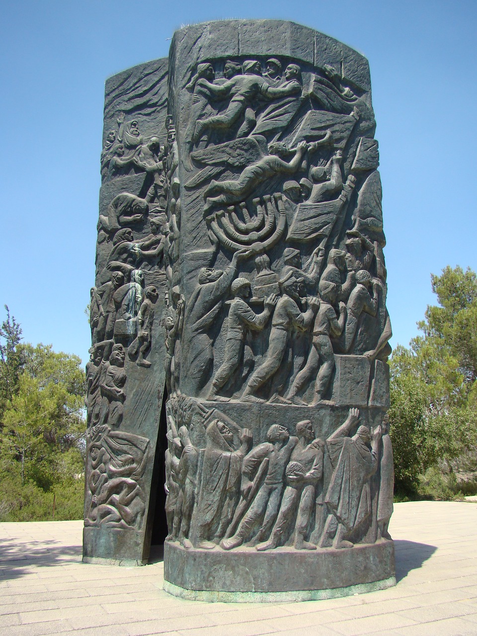 israel  monument  art free photo