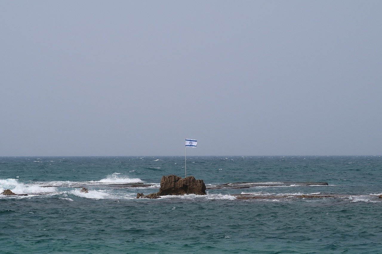 israel  tel aviv  flag free photo