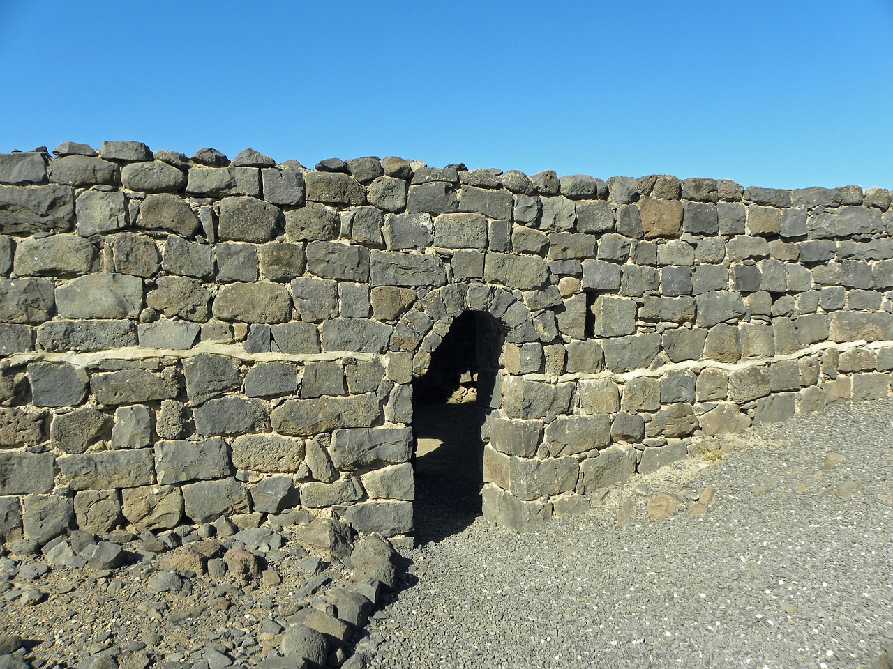 israel stone wall free photo