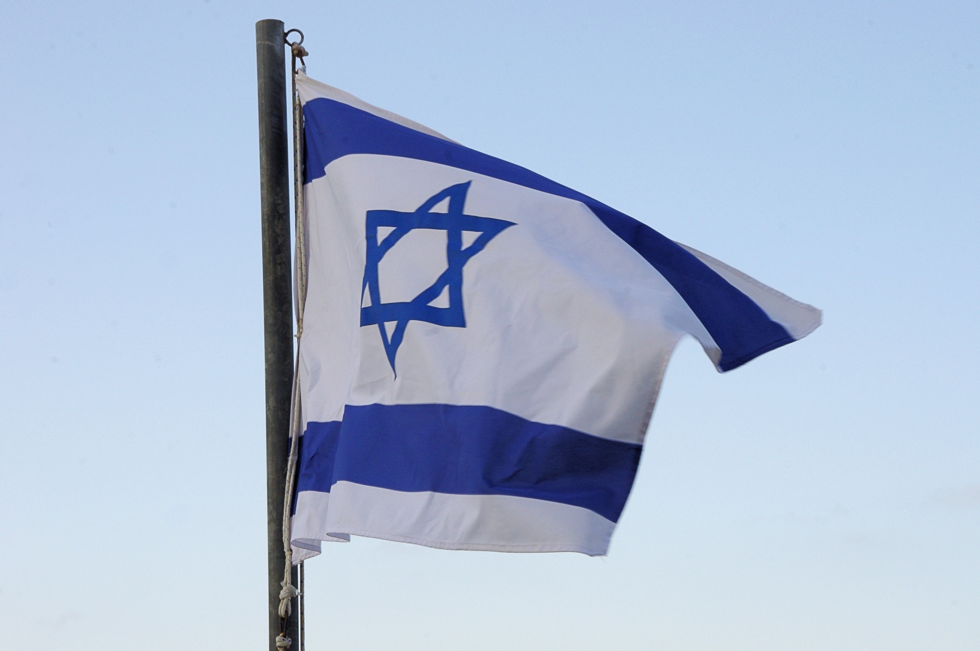 israel flag blue free photo