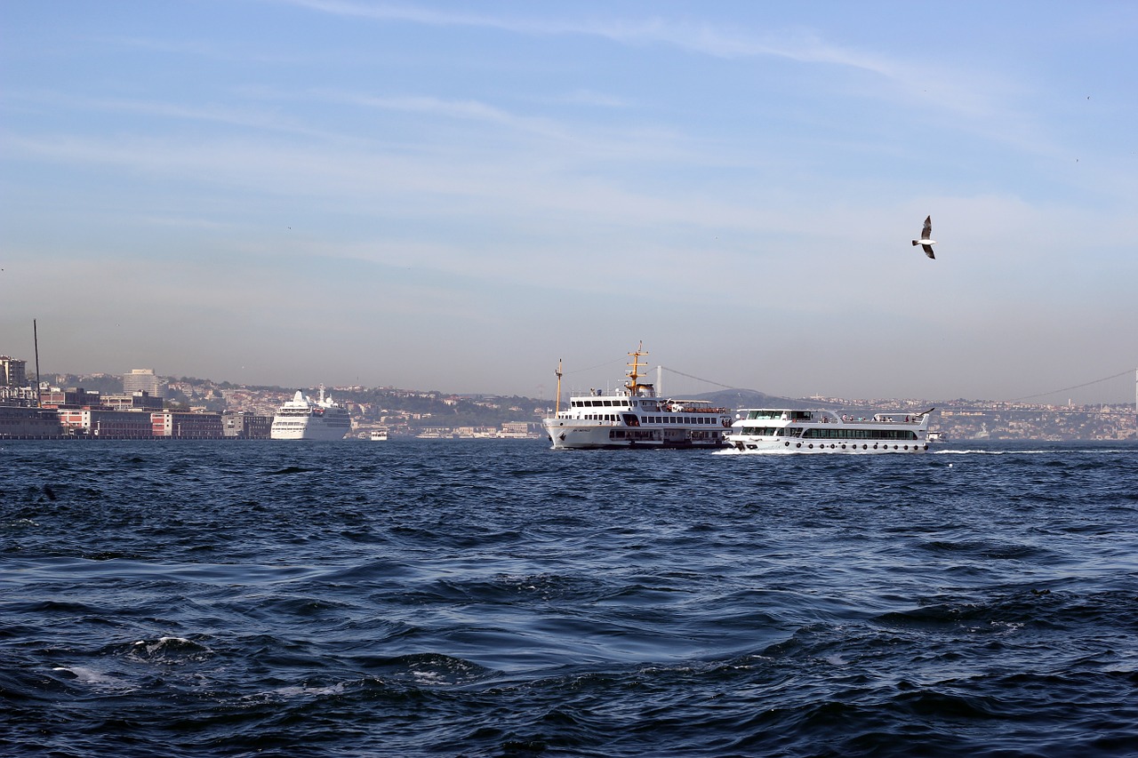 istanbul city sea free photo