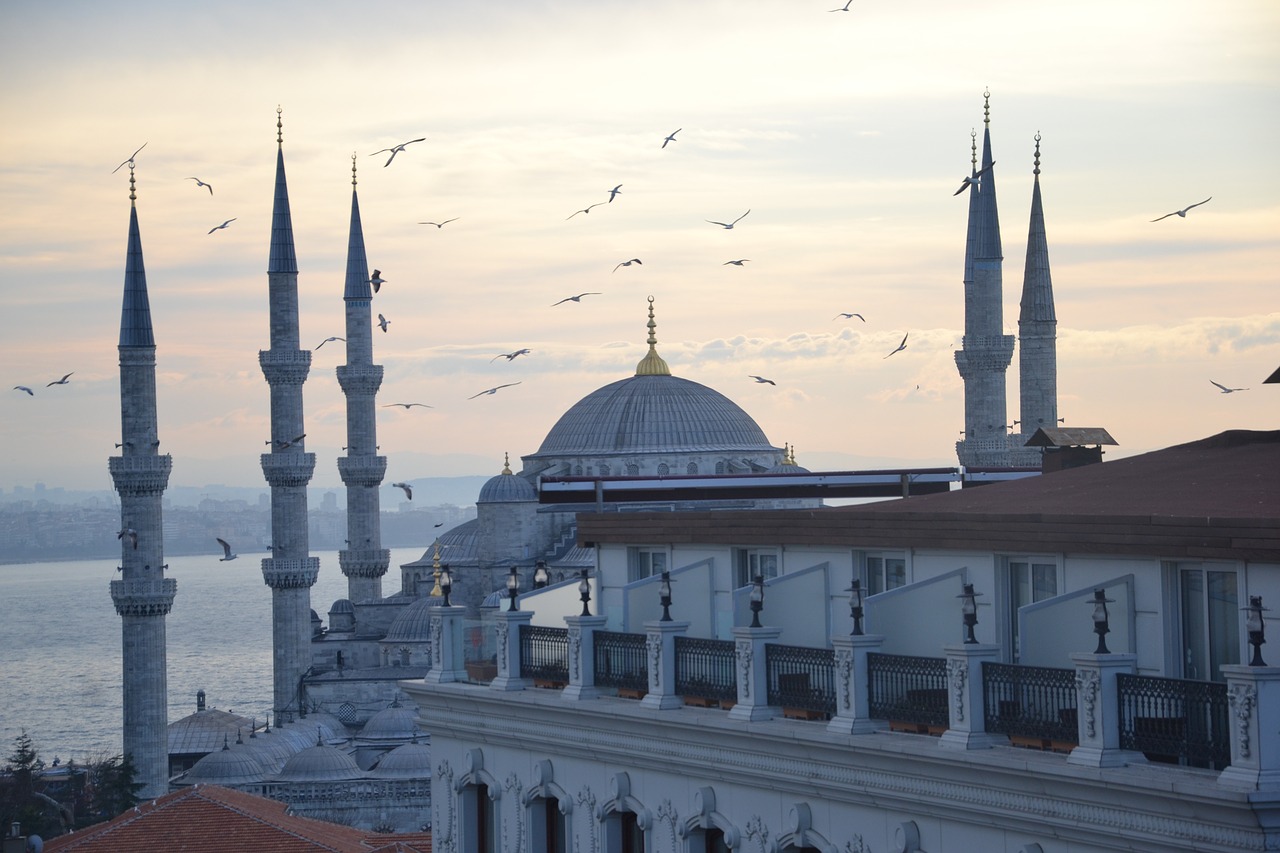 istanbul blue mosque turkey free photo