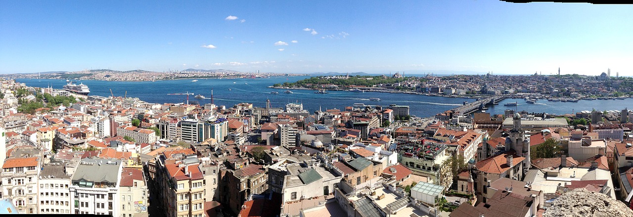 istanbul panorama bosphorus free photo