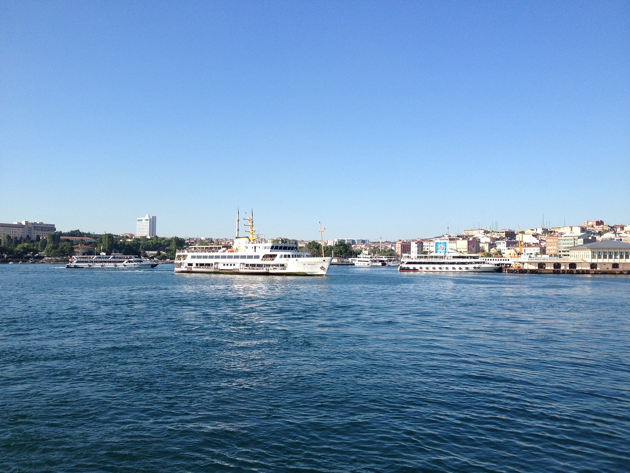 istanbul ferry bosphorus free photo