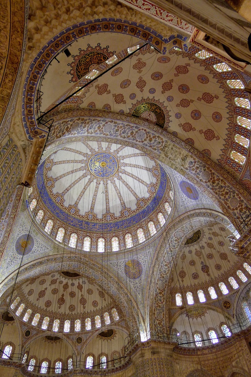 istanbul blue mosque turkey free photo