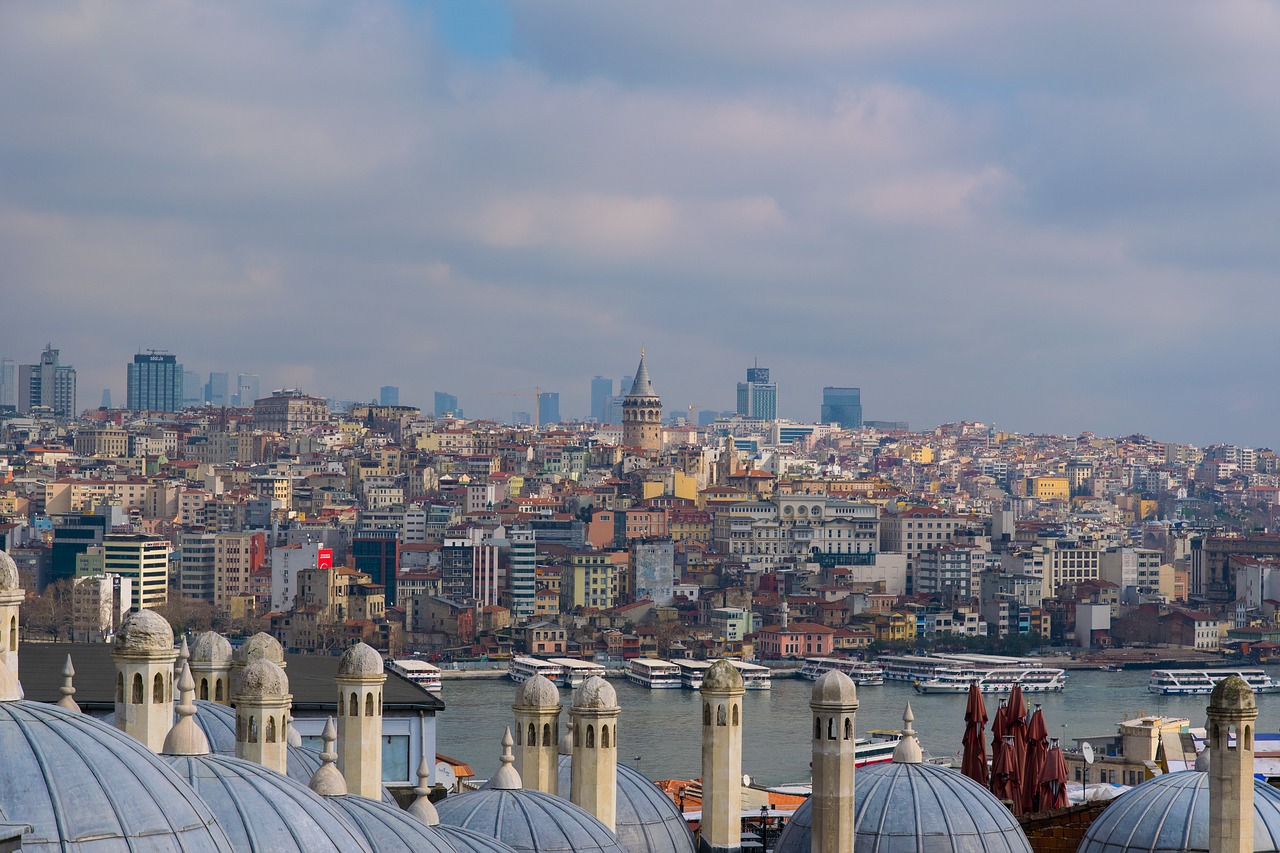 istanbul mosque galata tower free photo