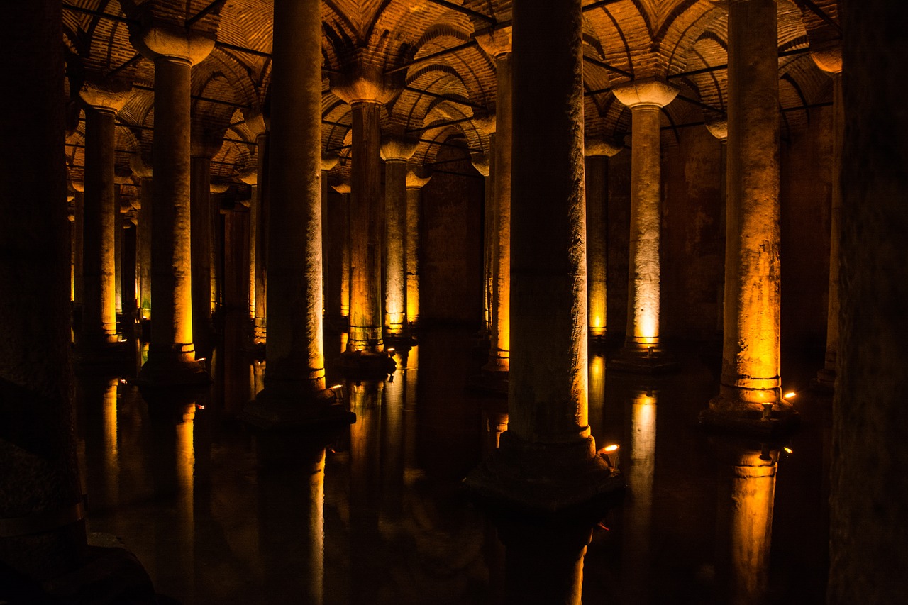 istanbul cistern basilica cistern free photo