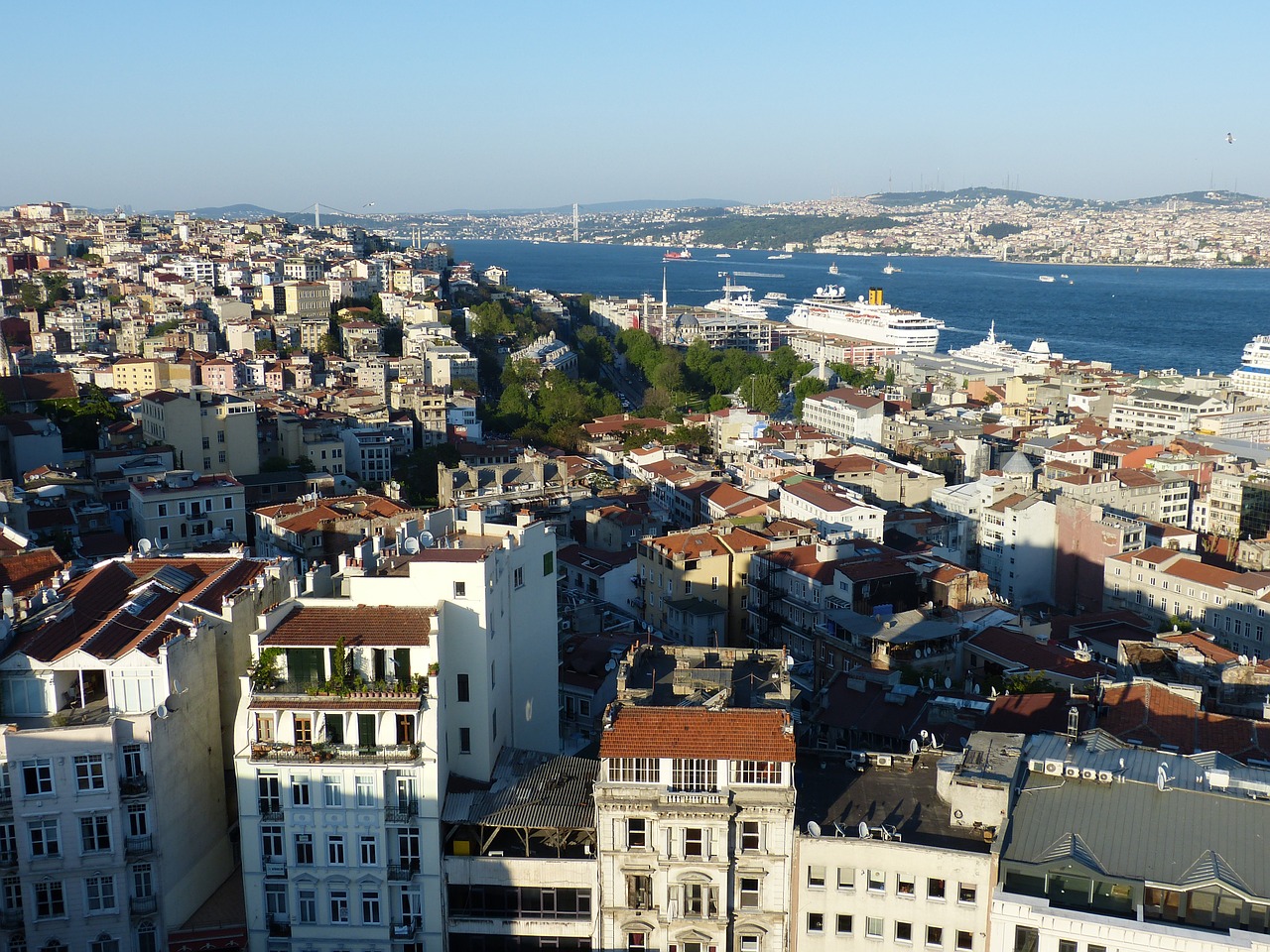 istanbul turkey bosphorus free photo