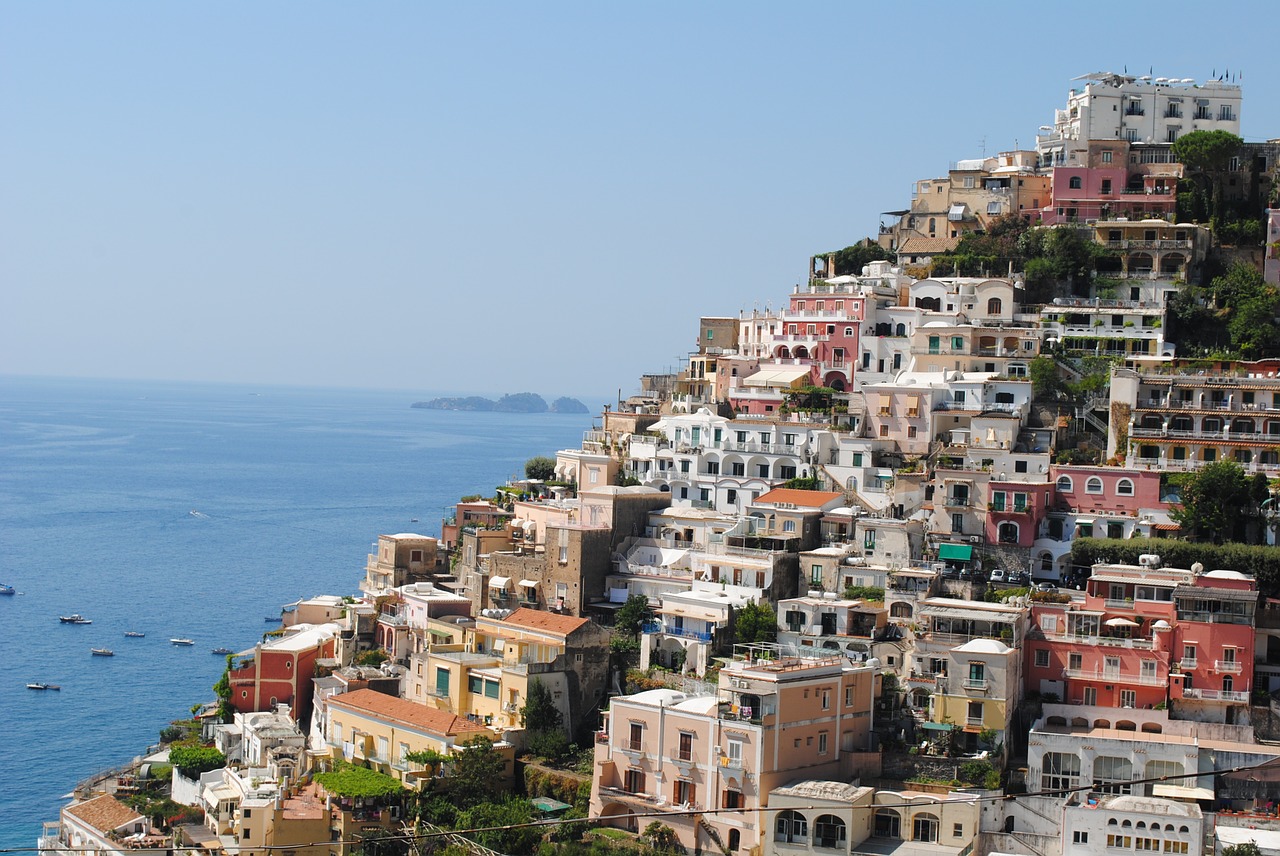 italian coastline holidays italy amalfi free photo