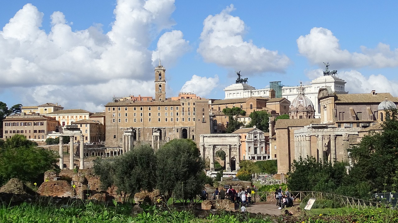 italy rome building free photo