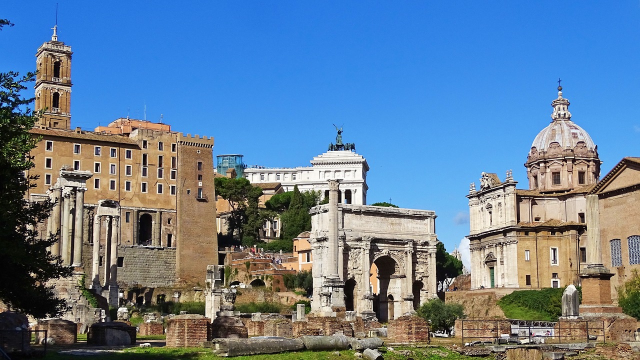 italy rome building free photo