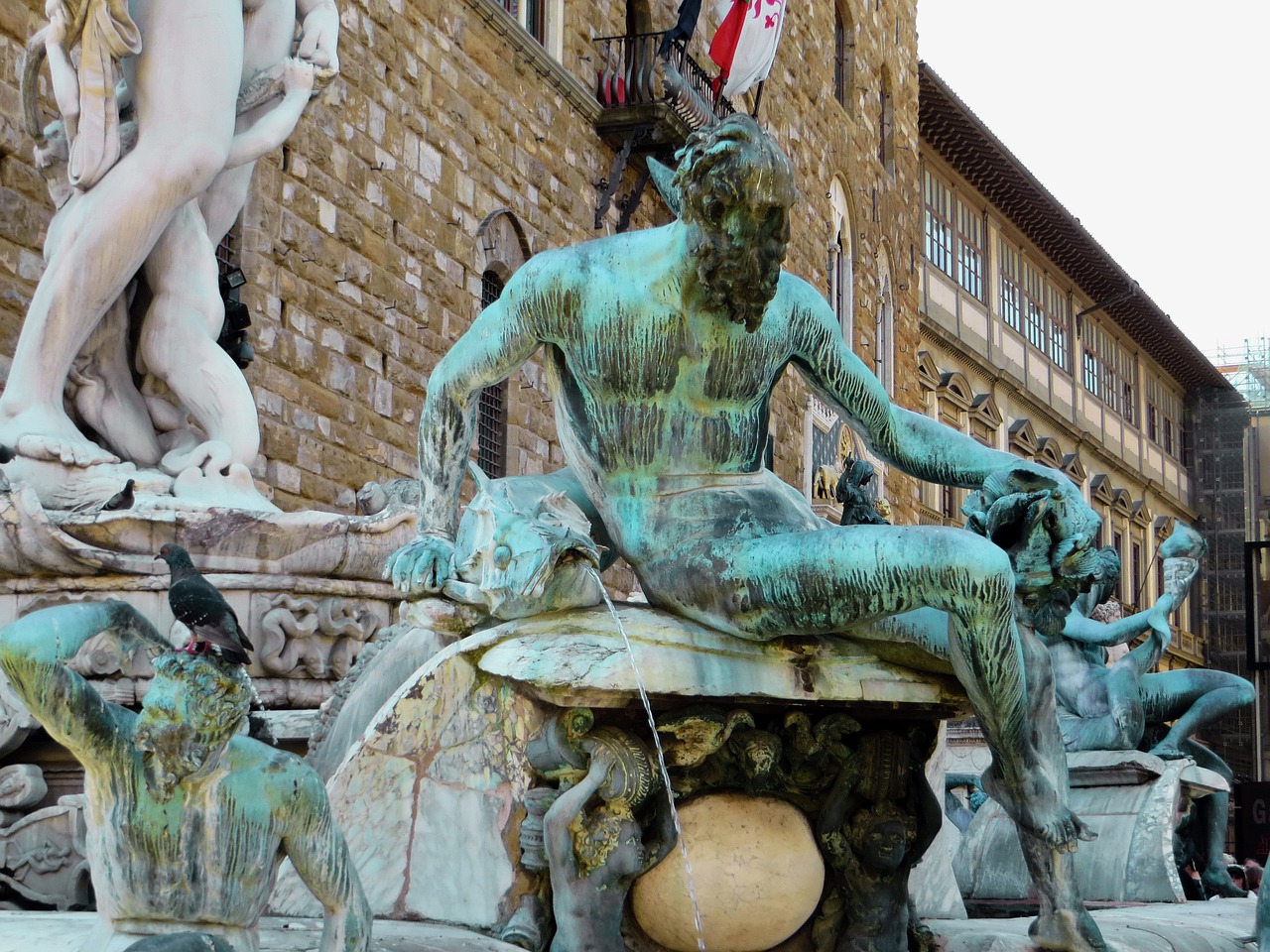 italy florence fountain free photo