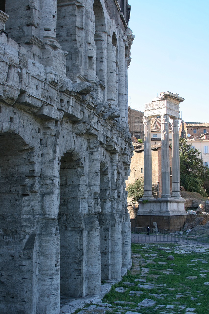 italy rome theater of marcellus free photo