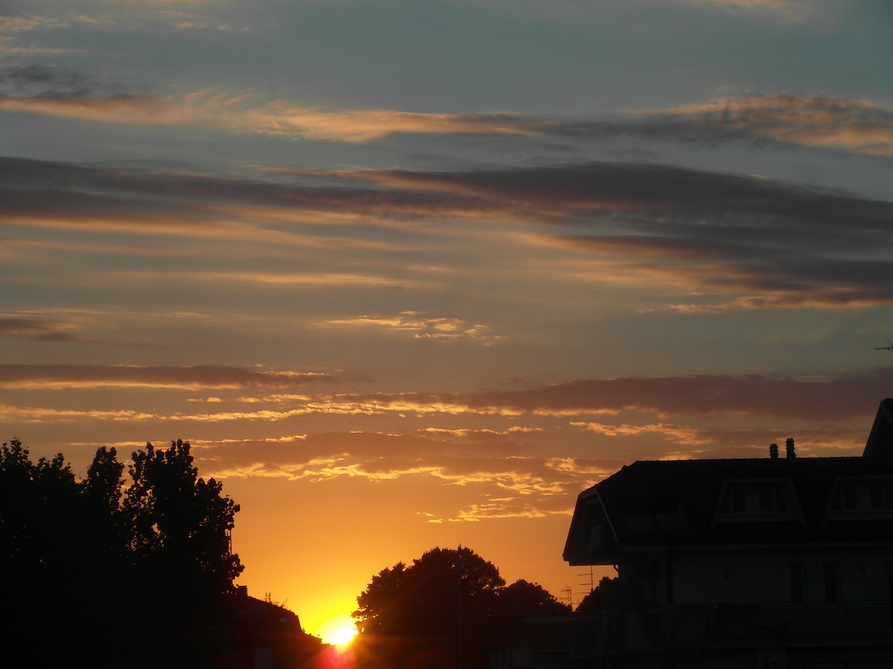 italy sunset romantic free photo