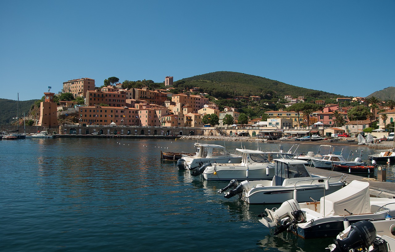 italy island of elba rio marina free photo