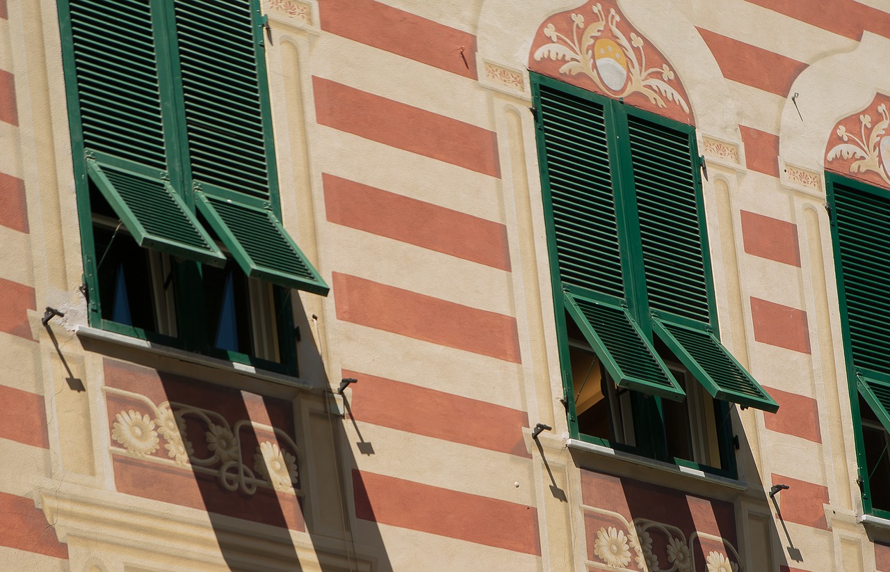 italy monterosso shutters free photo