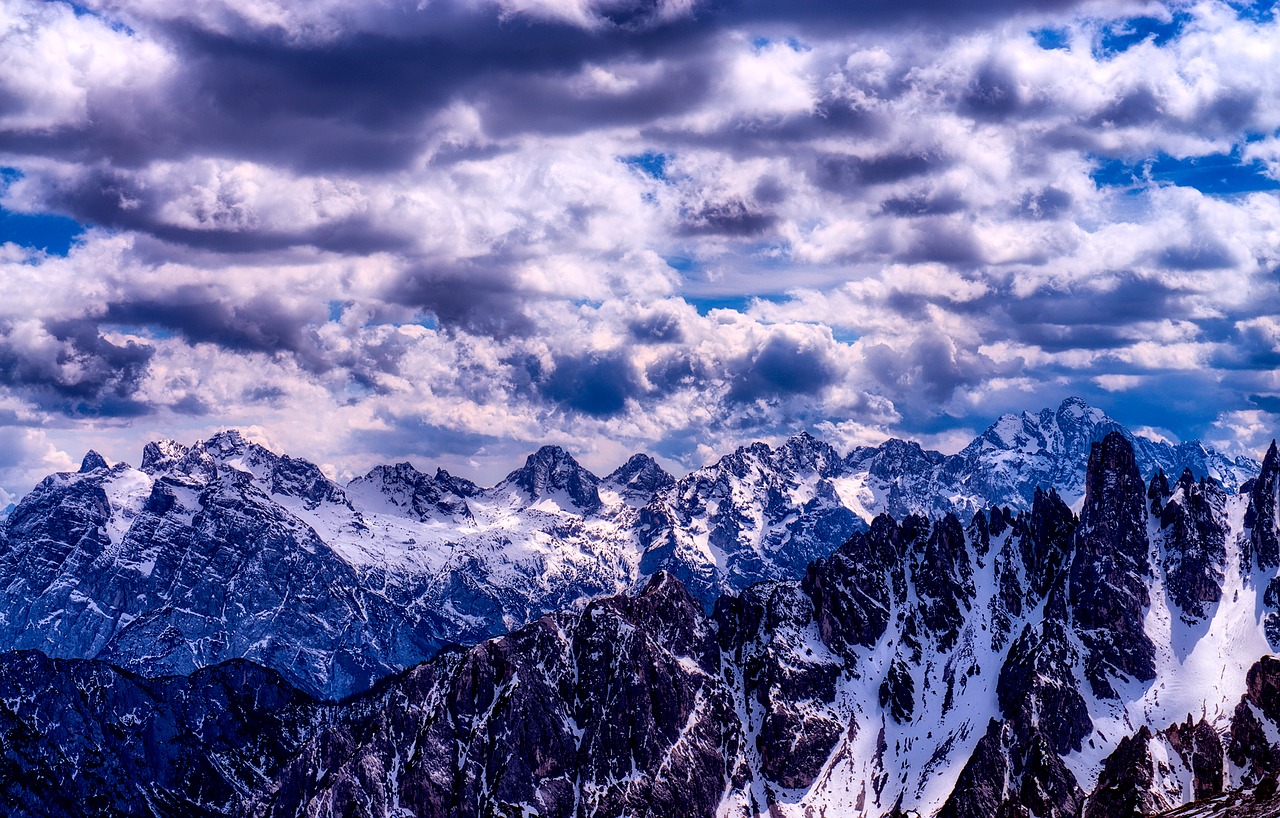 italy mountains winter free photo