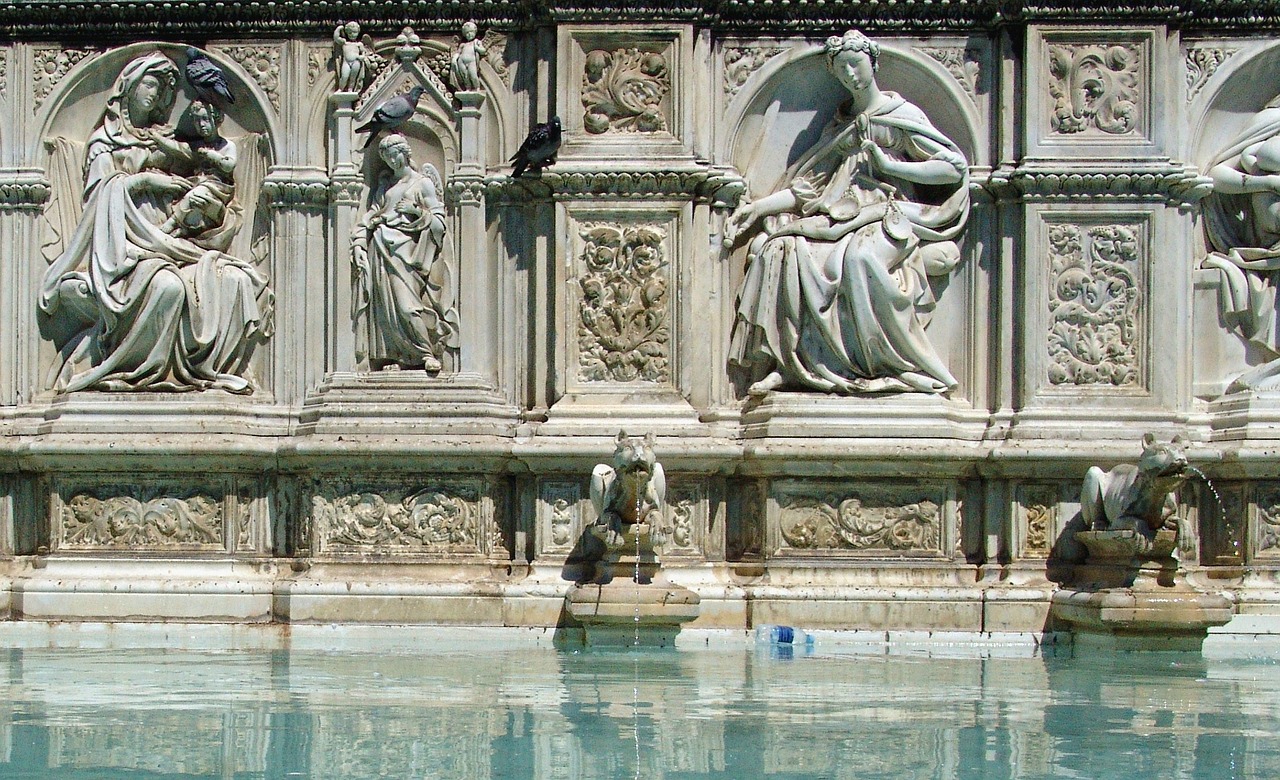 italy sienna fountain free photo