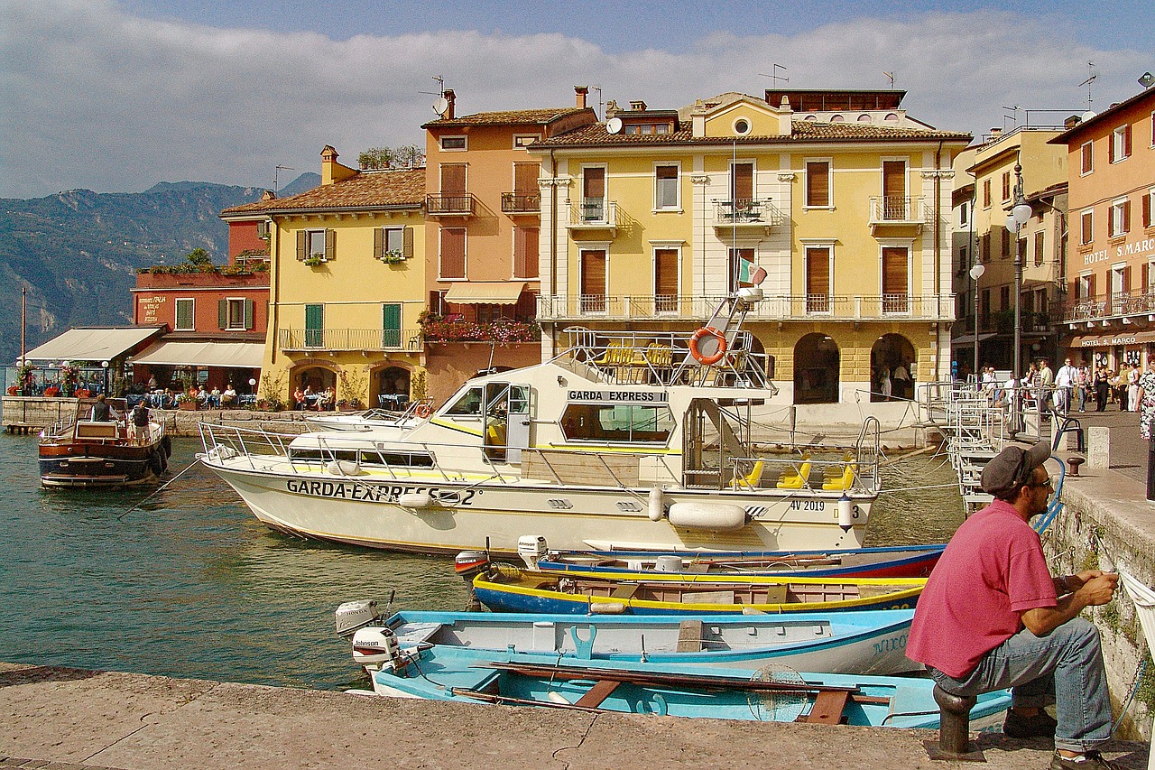 italy  port  boats free photo