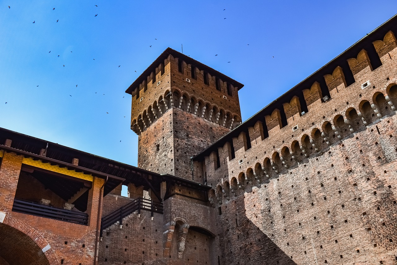 italy  milan  castello sforzesco free photo