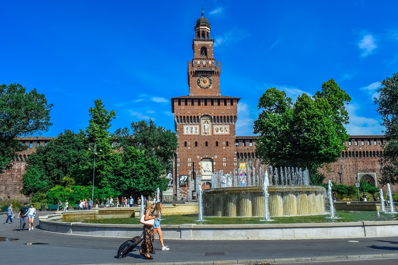 italy  milan  castello sforzesco free photo