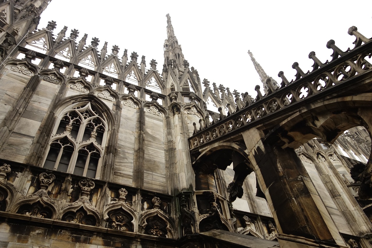 italy  milan cathedral  church free photo