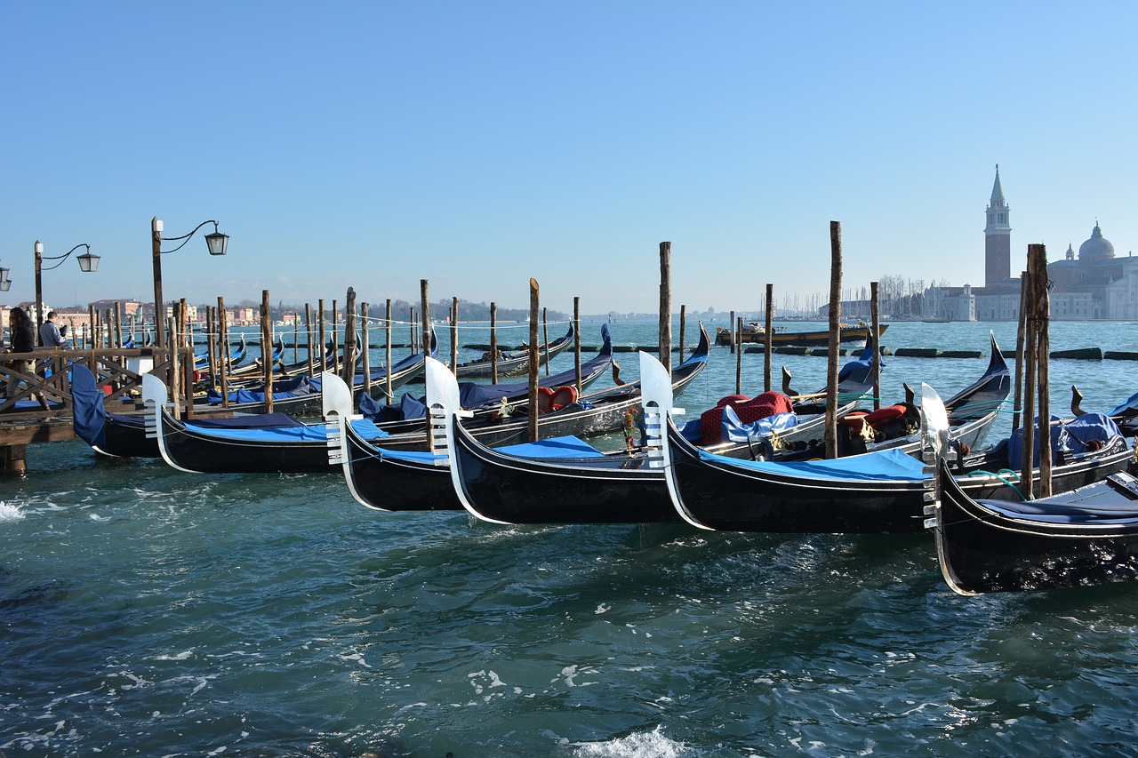 italy  venice  boats free photo