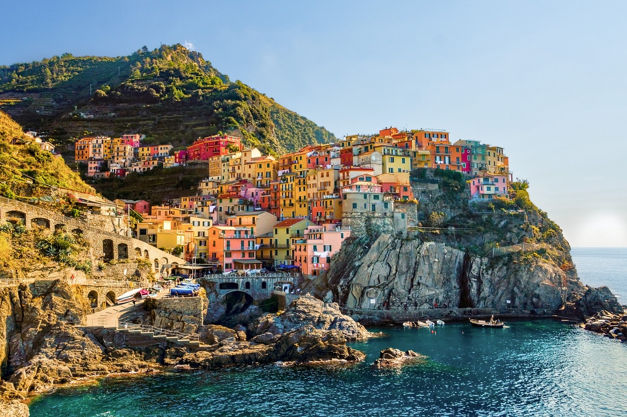 italy  sea  houses free photo