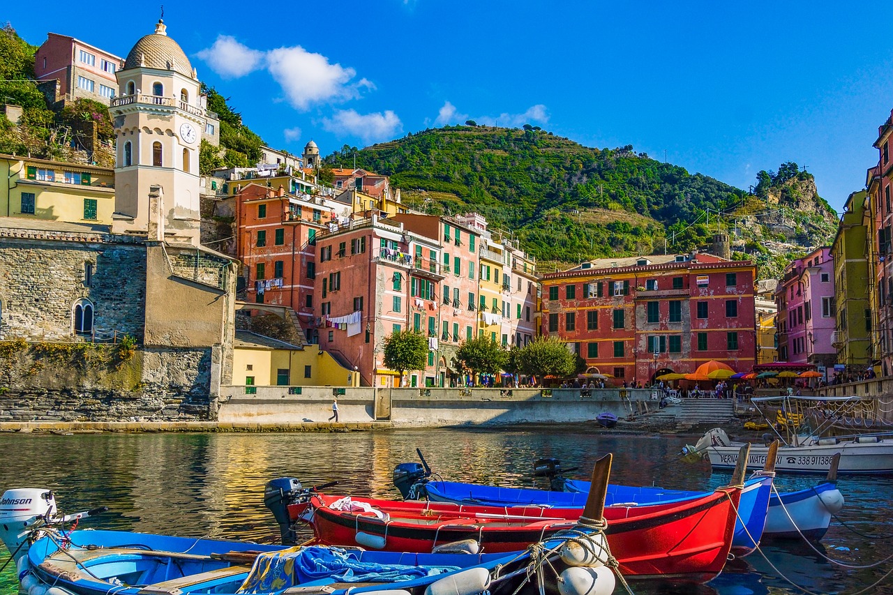 italy  sea  houses free photo