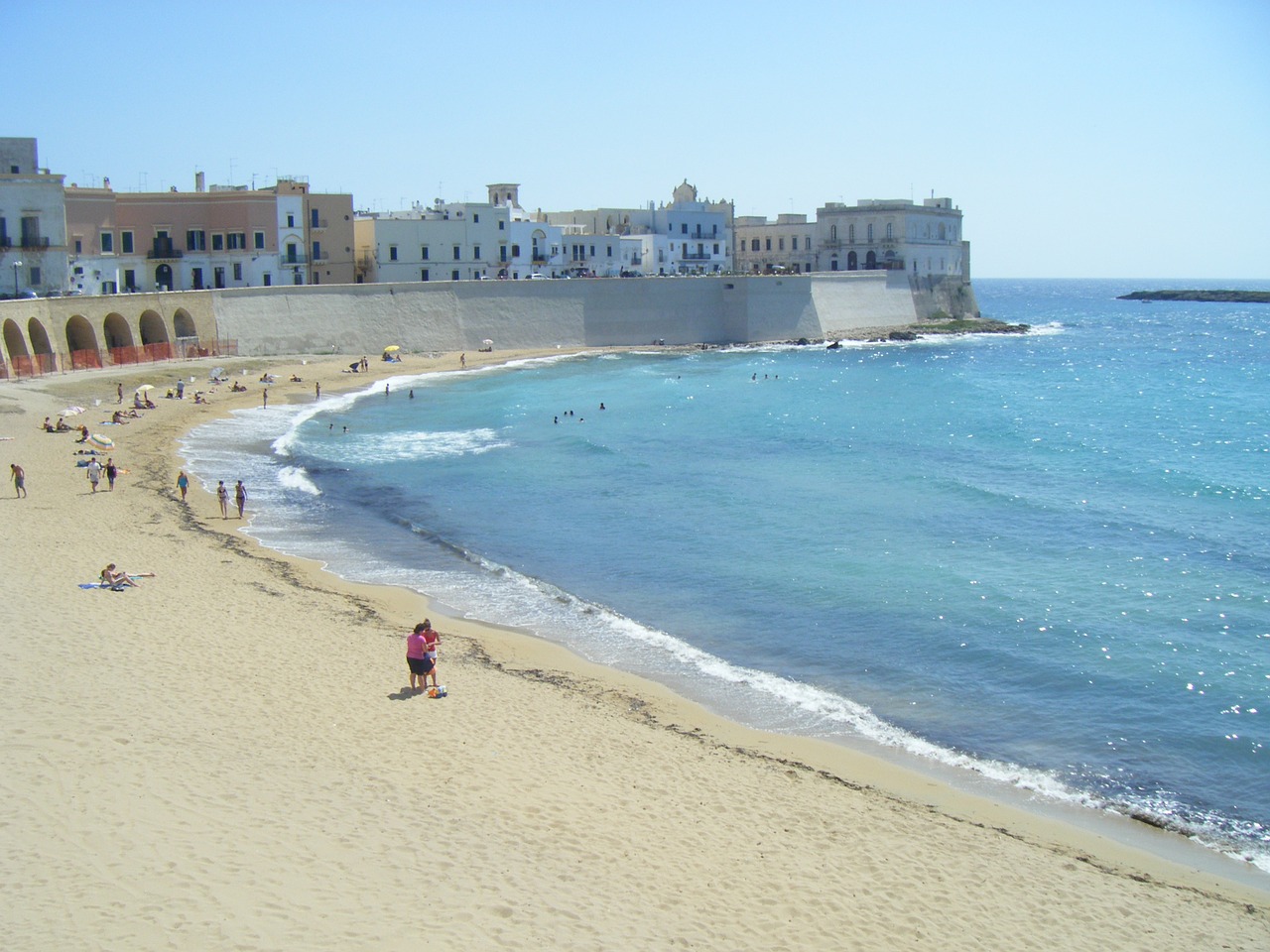 italy gallipoli beach free photo