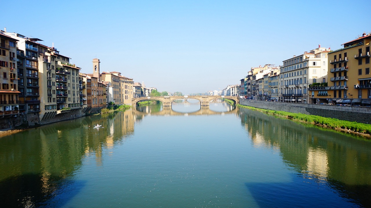 italy florence bridge free photo