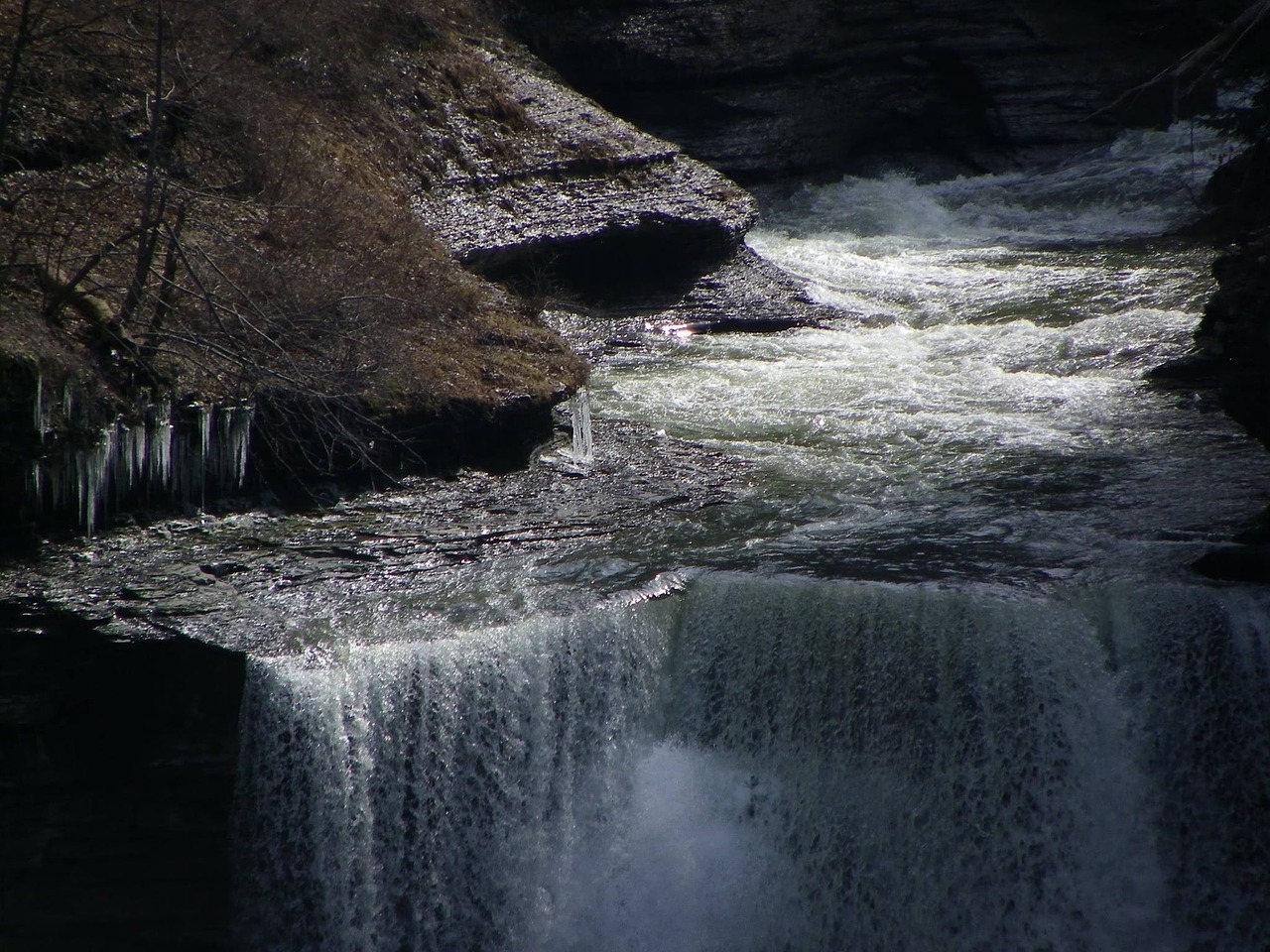 ithaca new york waterfall free photo