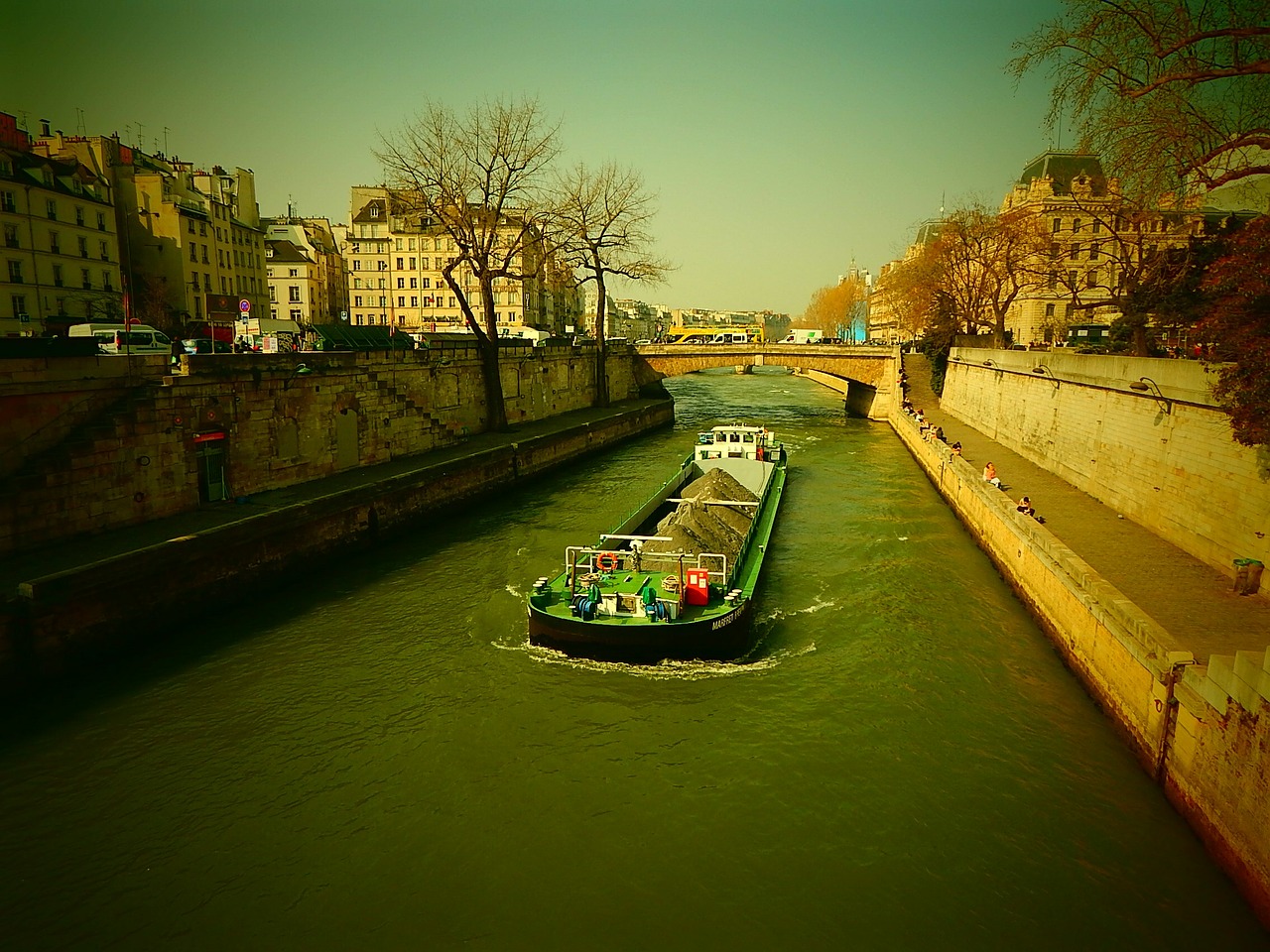 its paris river free photo