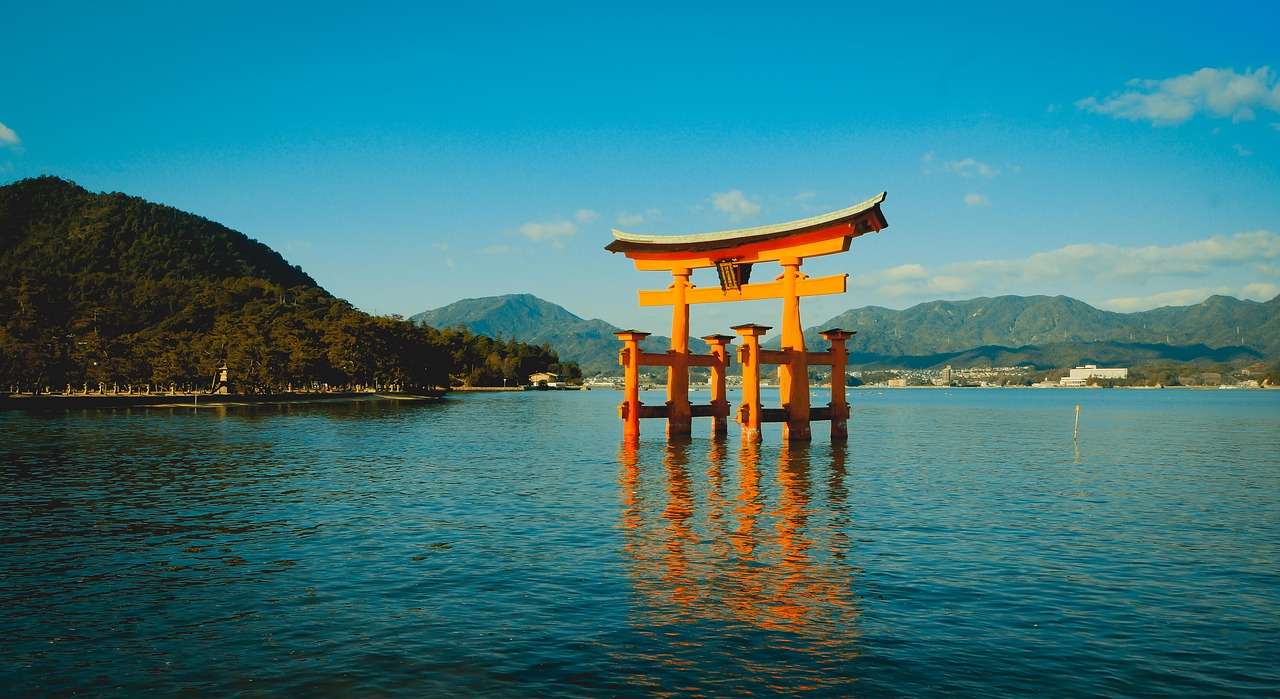 itsukushima shrine  miyajima  hiroshima free photo