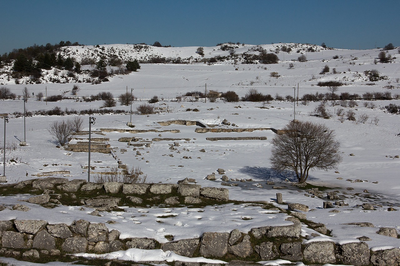 iuvanum montenerodomo archaeological park free photo