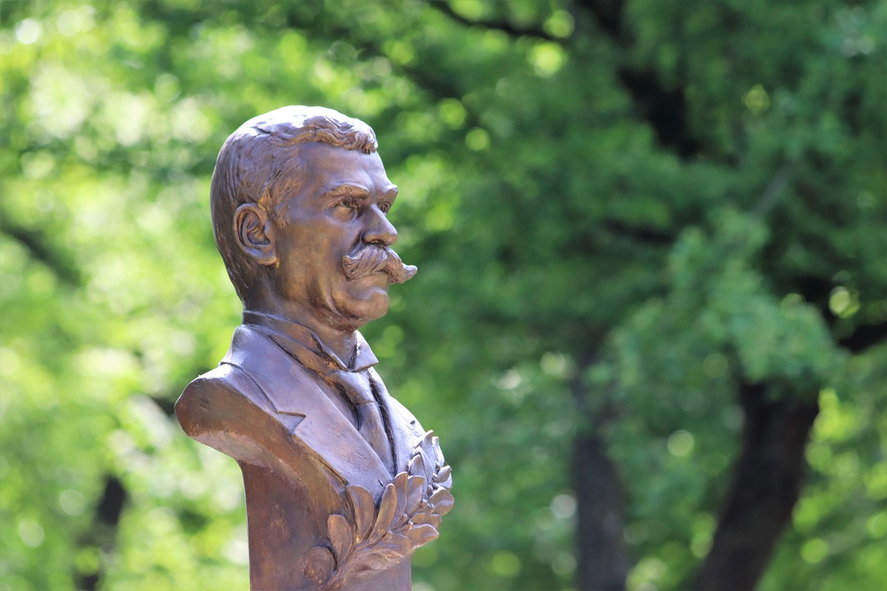 ivan vazov  bulgarian poet and writer  monument free photo