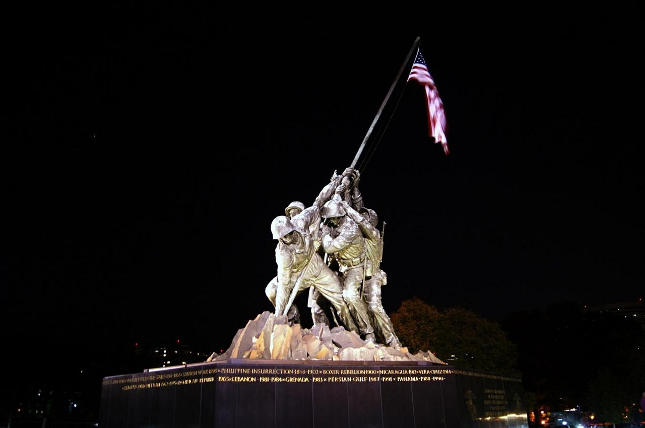 iwo jima marines memorial free photo