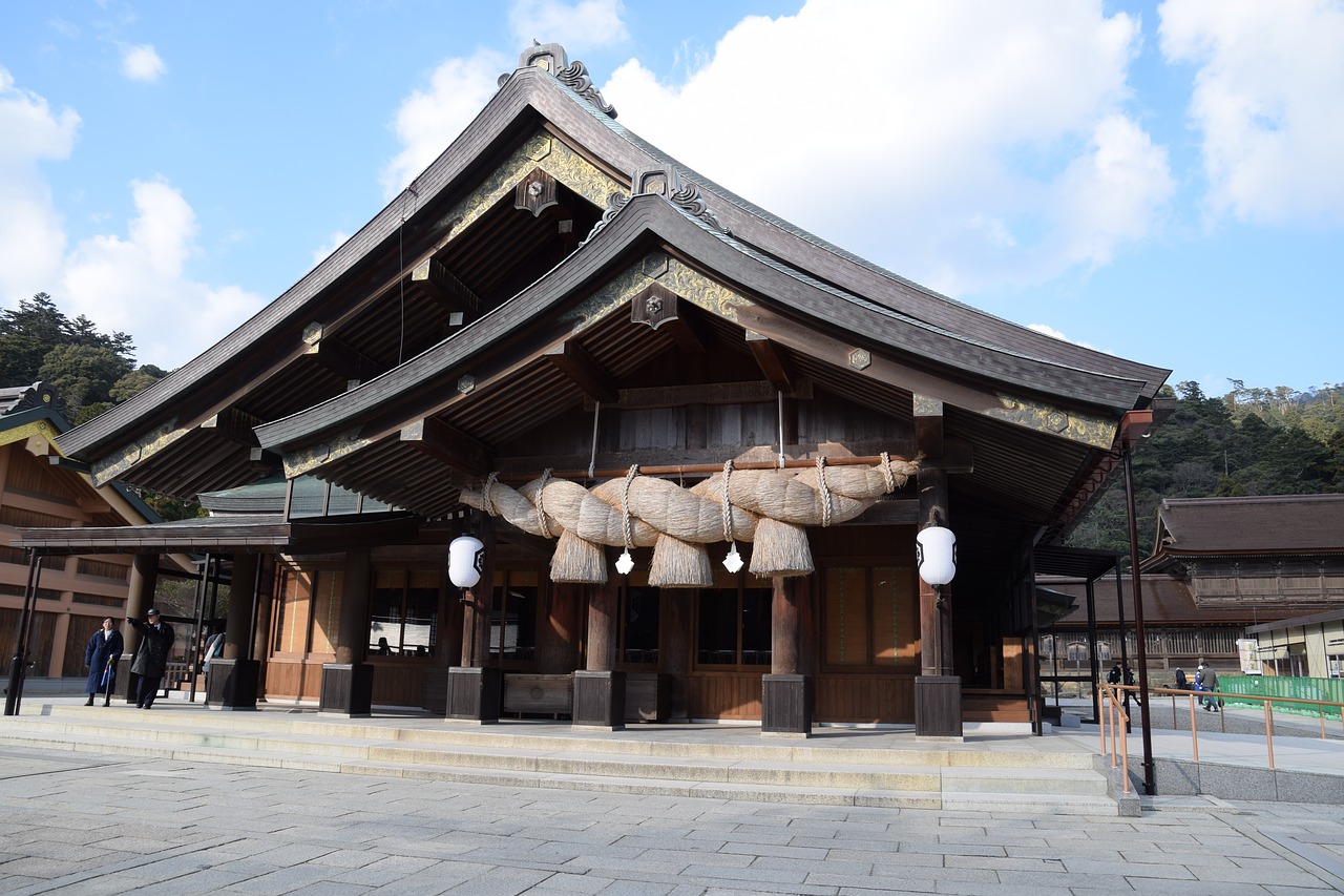 izumo temple tie knot free photo