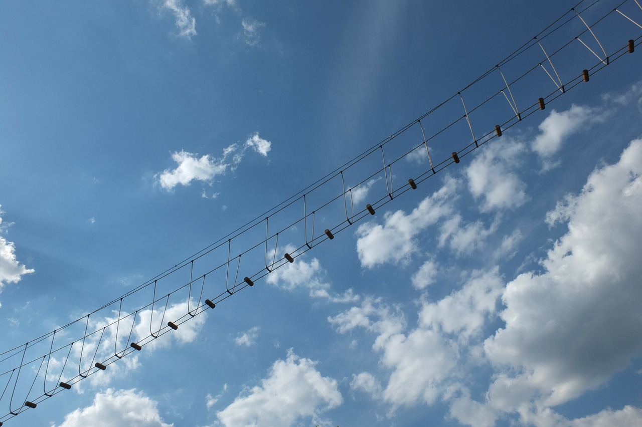 jacob's ladder clouds head free photo