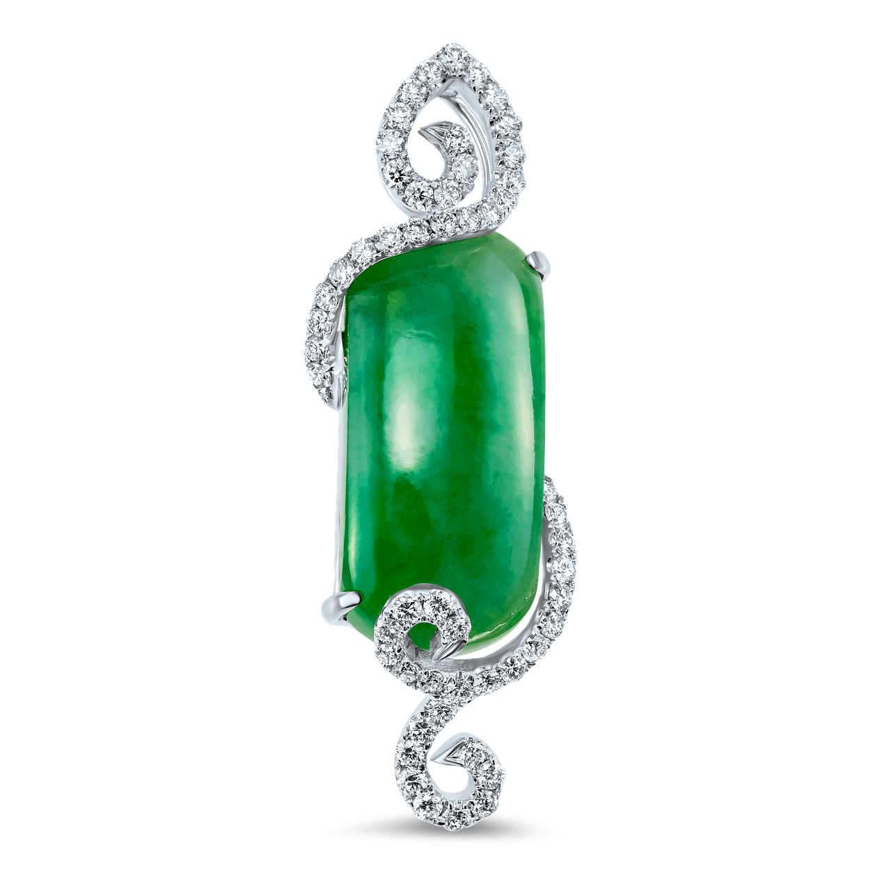 jade pendant diamond free photo
