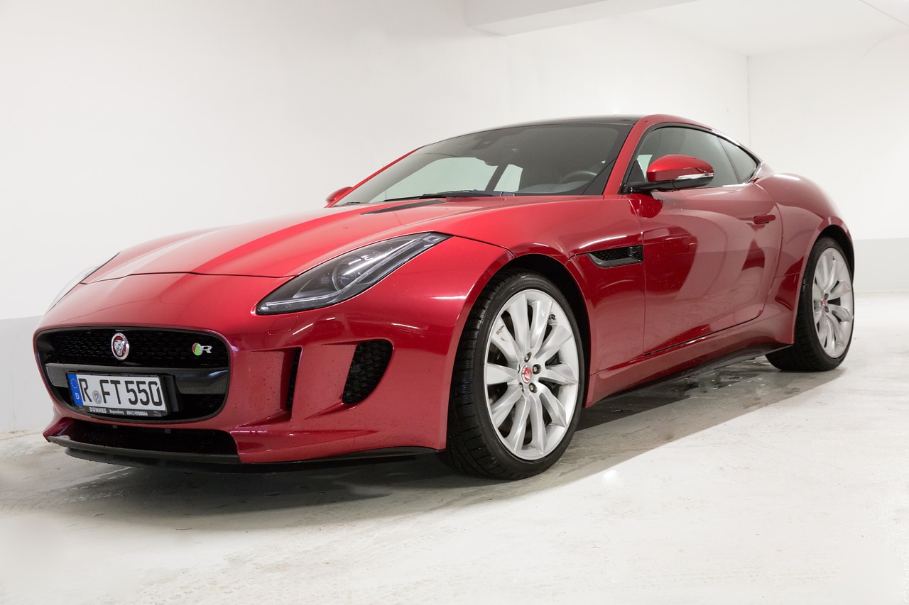 jaguar f type coupe free photo