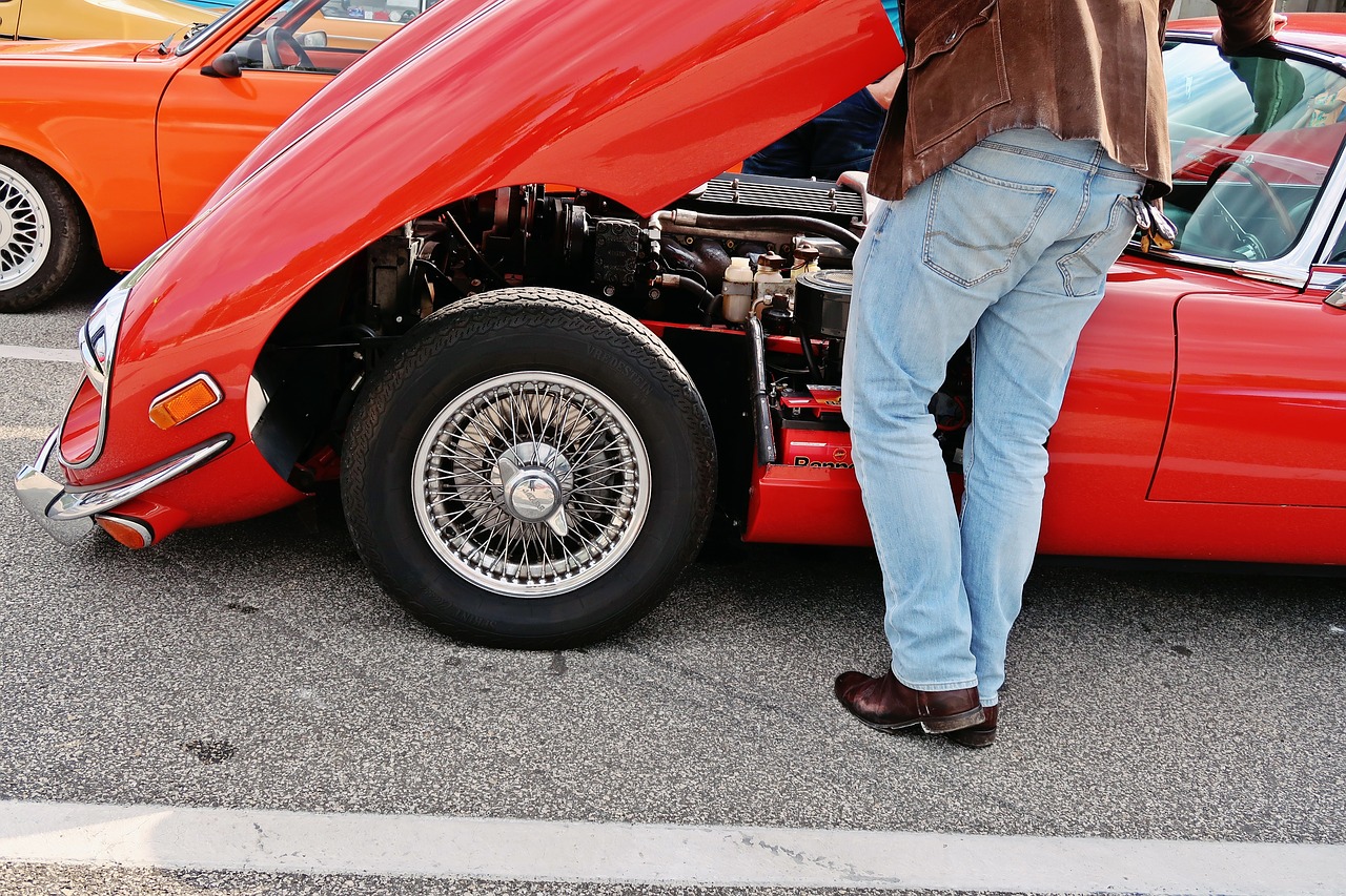 jaguar e type oldtimer free photo