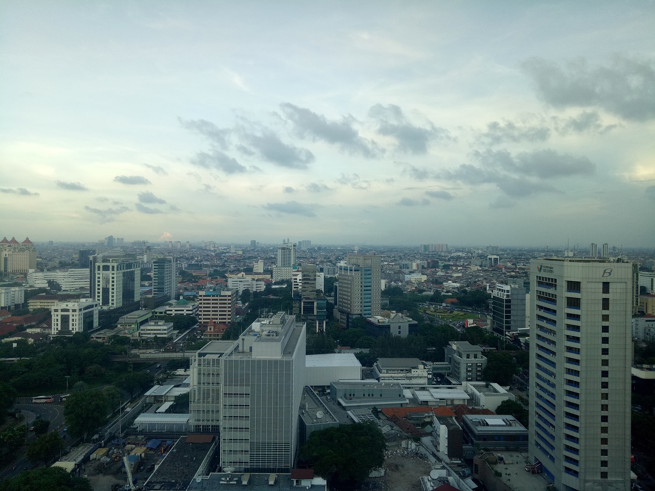 jakarta  landscape  city free photo