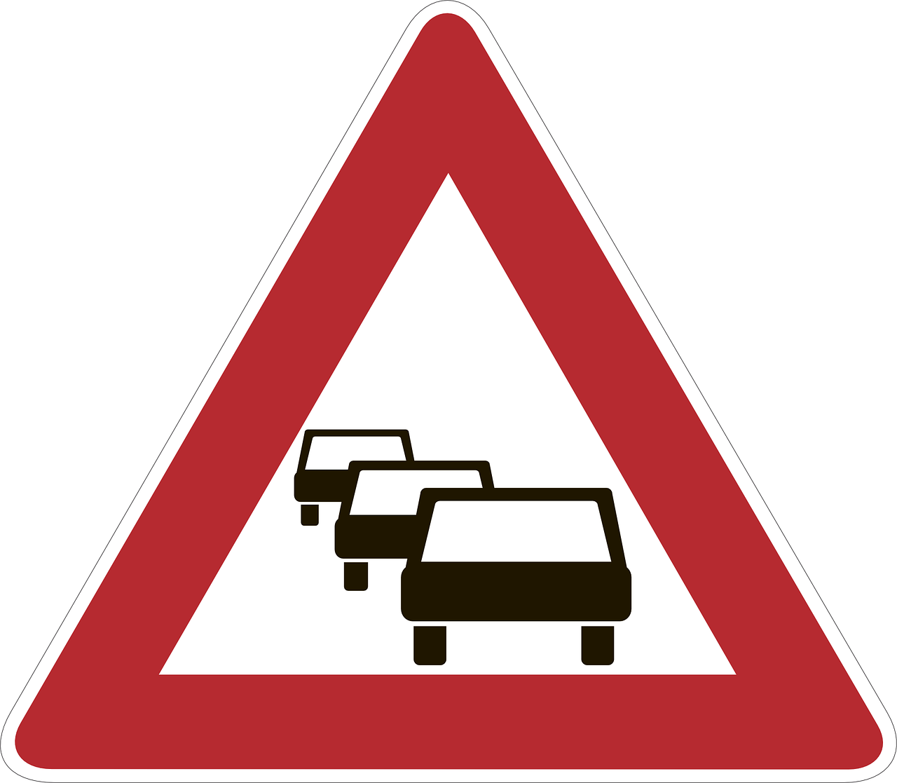 jam traffic sign shield free photo