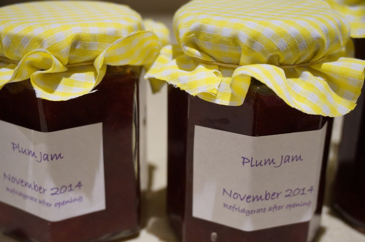 jam jar plum free photo