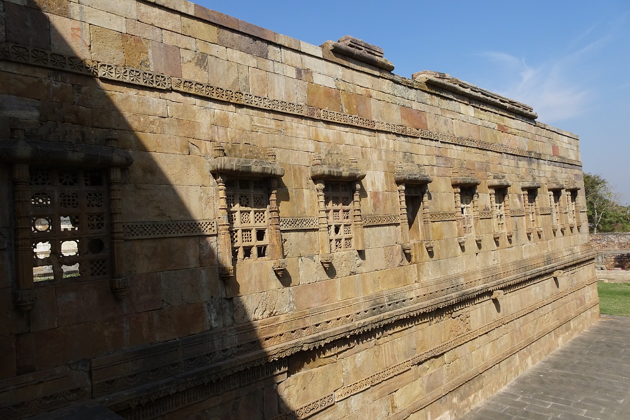 jama masjid  champaner-pavagadh  archaeological park free photo