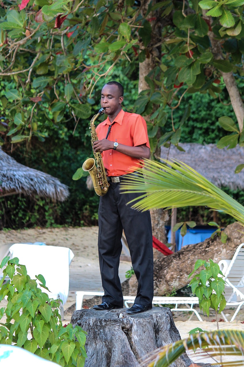 jamaica saxophone music free photo